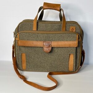 Hartmann Vintage Tweed and Leather Carryon Bag